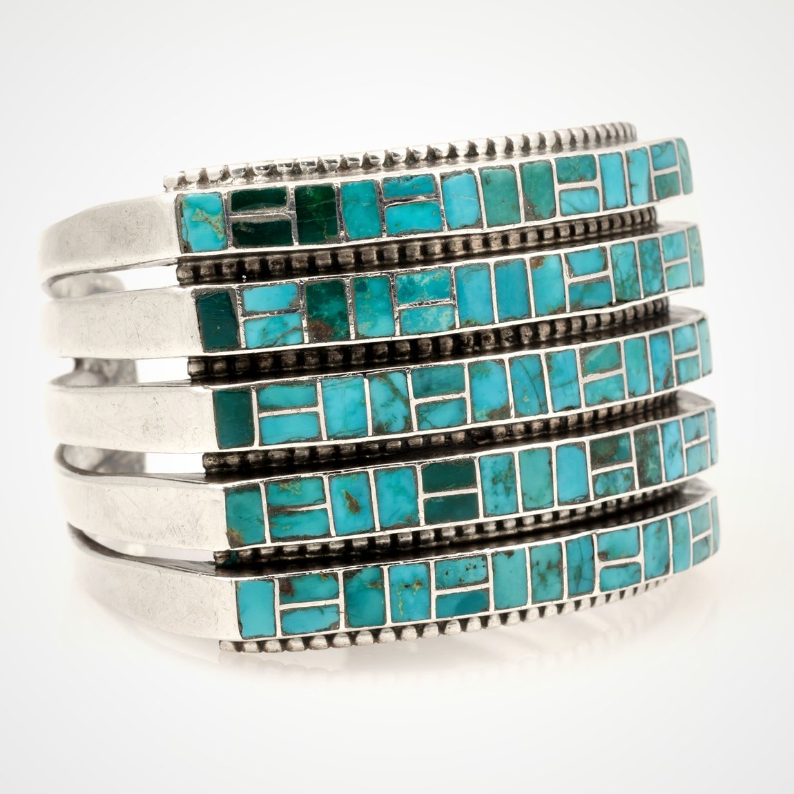 Turquoise Row Cuff